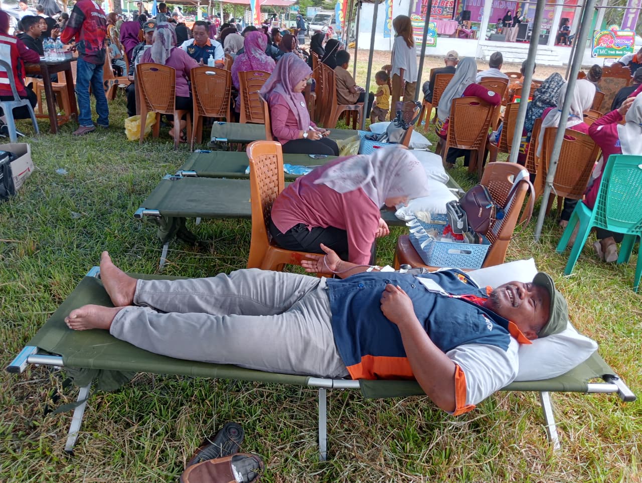 Tim UTD RSUD Dr. Muhammad Zein Painan Laksanakan Donor Darah HUT ke-5 PSTS di Silaut