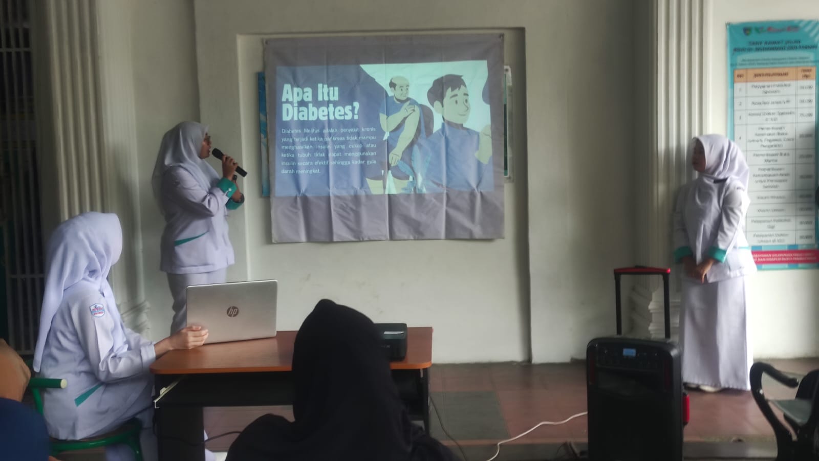 Penyuluhan Diabetes Melitus oleh Mahasiswa Program Studi Universitas Perintis Indonesia