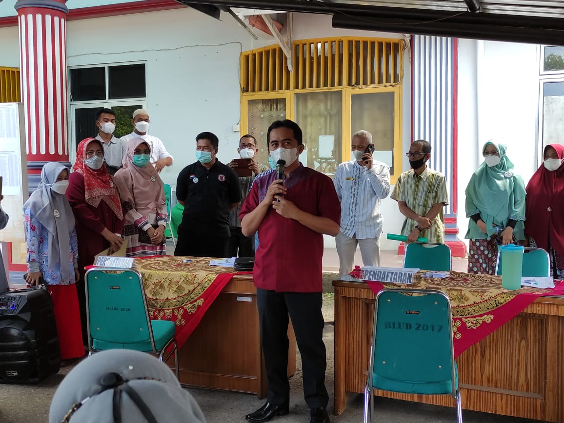 Bapak Wabup Rudi Hariyansyah Tinjau Pelaksanaan Rapid Test Antigen Bagi CASN dan PPPK Non Guru