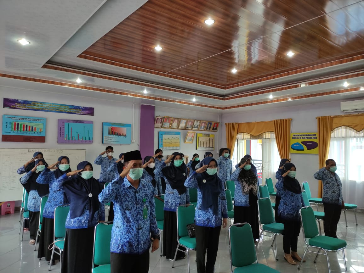 Upacara Virtual Peringatan Hari Sumpah Pemuda ke-93 di RSUD