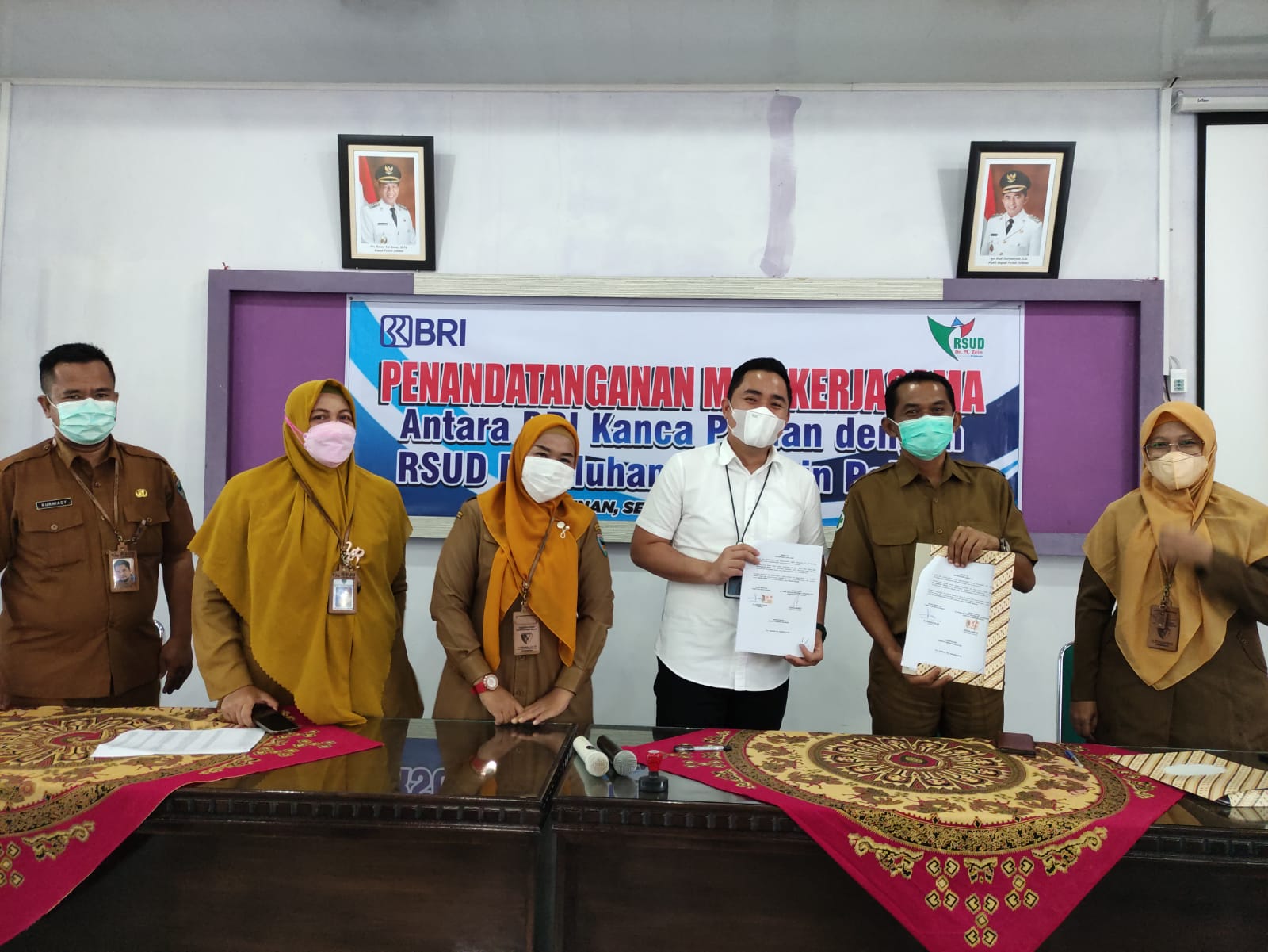 Penandatanganan MoU Kerjasama Bersama BRI Kanca Painan Tahun 2022