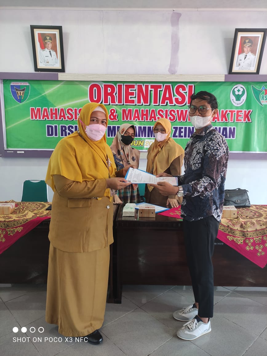 Penerimaan Dokter Muda Unand dan Mahasiswa Praktek Prodi Apoteker Upertis Padang