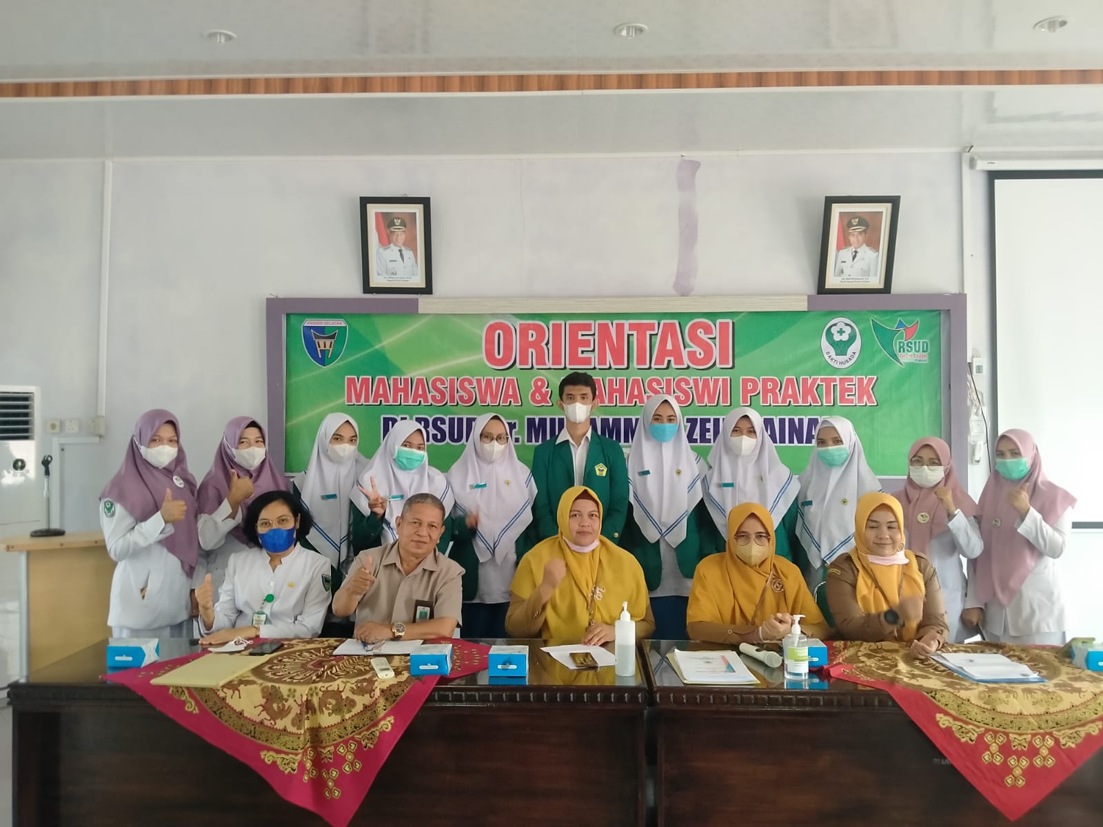 Orientasi dan Serah Terima Dokter Muda dari Unand dan Mahasiswa Jurusan Gizi Poltekkes Kemenkes