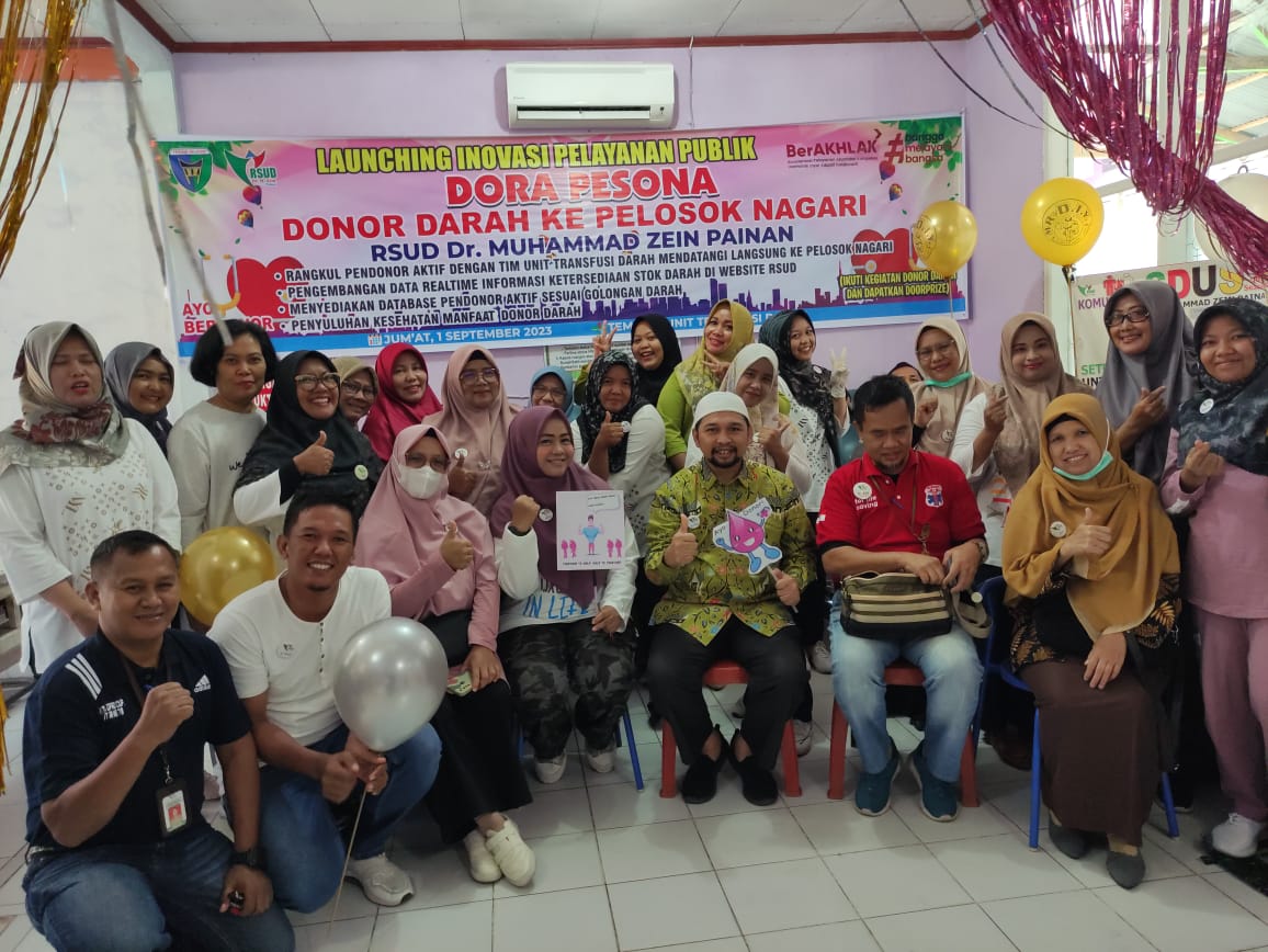 Menggaet Pendonor Aktif, RSUD Painan Launching Inovasi Dora Pesona