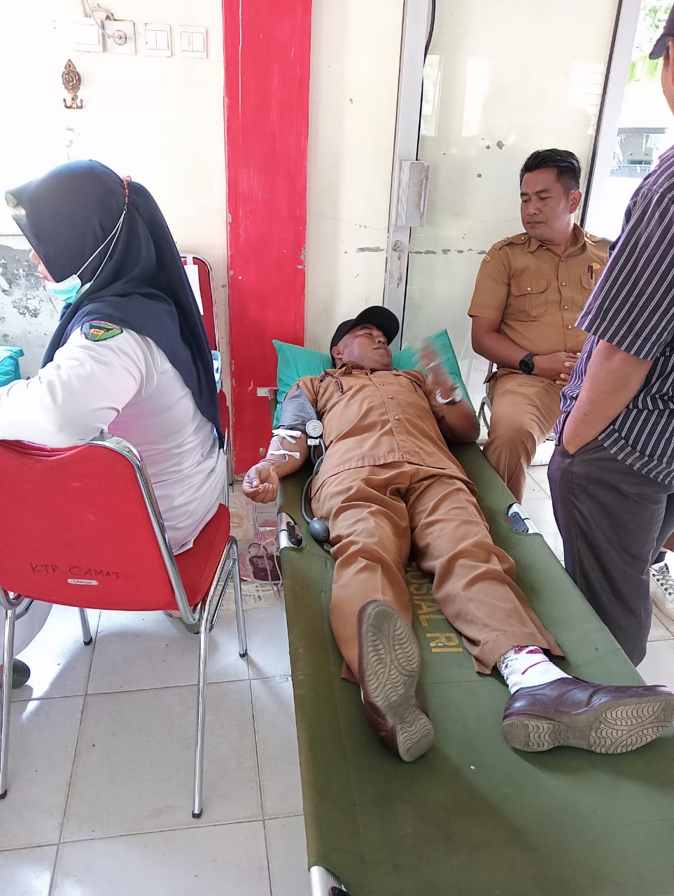 Tim Dora Pesona Laksanakan Bhakti Sosial Donor Darah di Kecamatan Sutera
