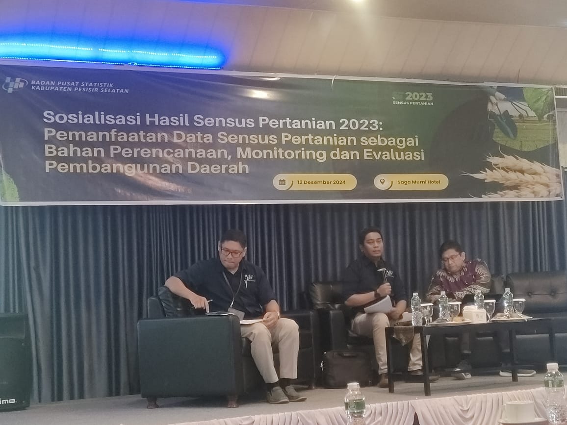 Menghadiri Sosialisasi Hasil Sensus Pertanian 2023