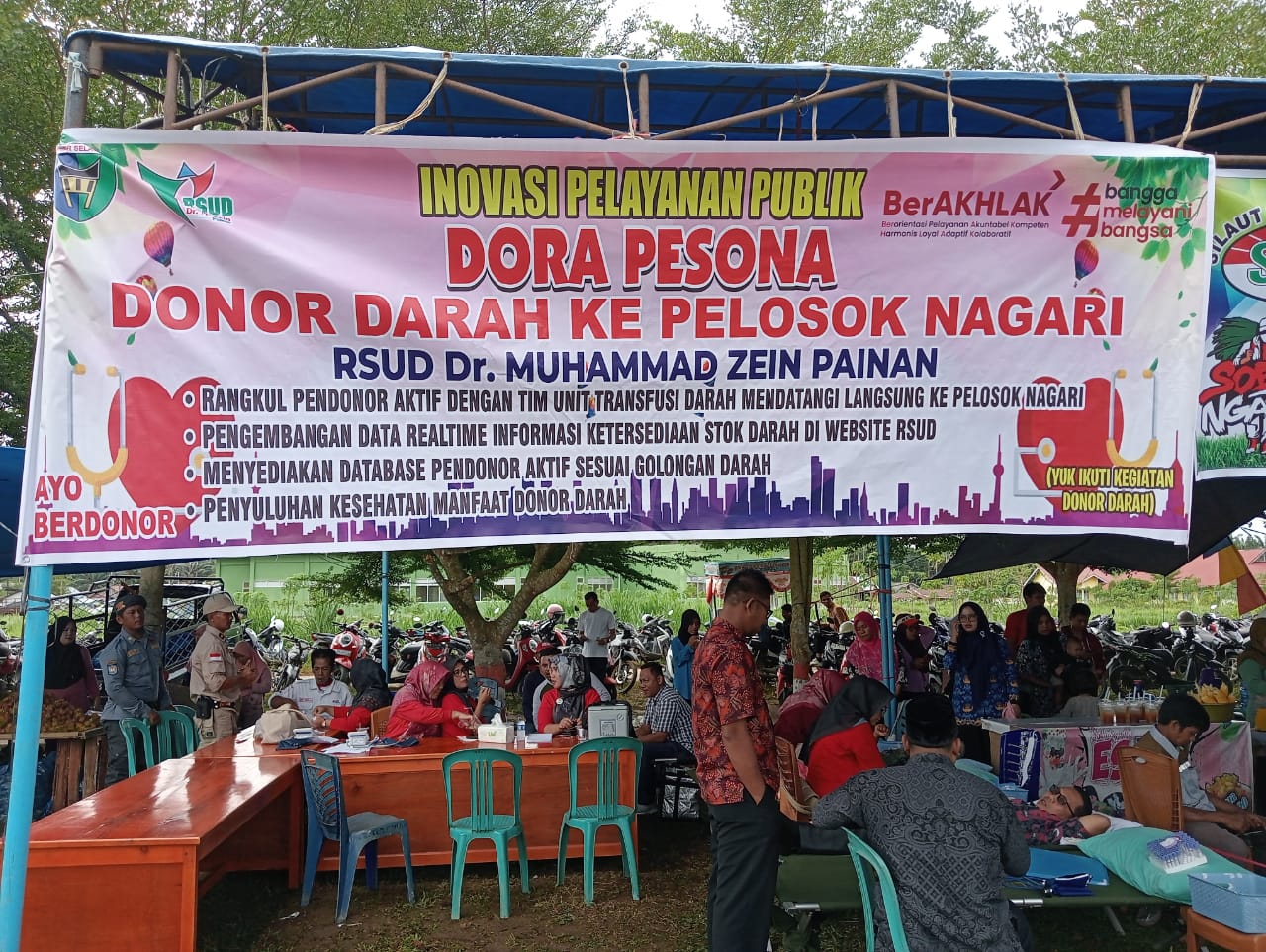 Donor Darah Semarakkan Hari Bhakti Transmigrasi ke-74 di Kecamatan Silaut