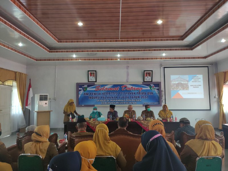 Kunjungan Tim Penilai Kompetisi Pelayanan Prima dan Inovasi Pelayanan Publik ke RSUD Painan