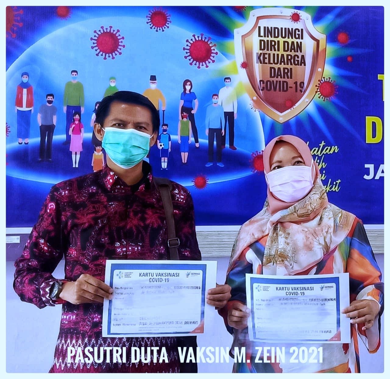 Pasutri Kompak Vaksin