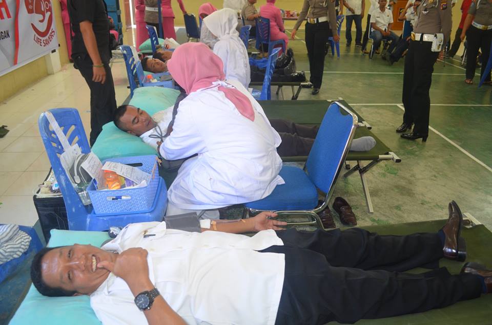 Donor Darah di Polres